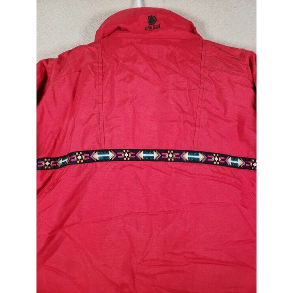 Vintage Alpine Design Jacket Mens Large L Goretex Full Zip Snap Button Softshell - Picture 13 of 16